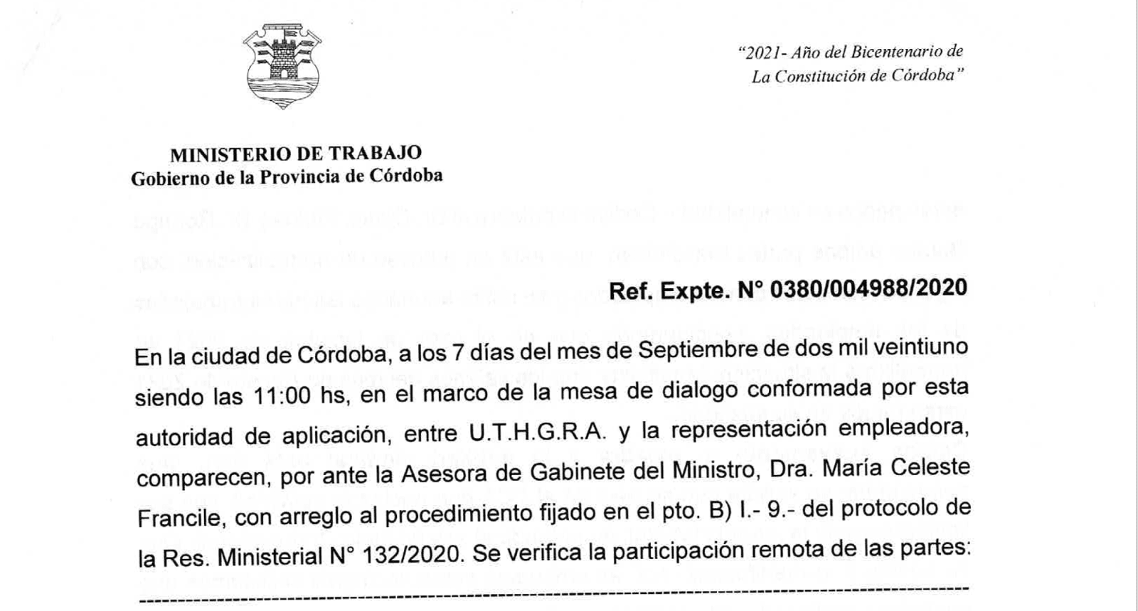 Nueva audiencia con Concesionarios del PAICOR